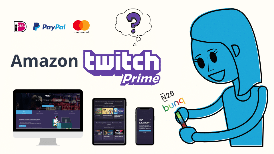 Twitch Prime zonder creditcard Amazon